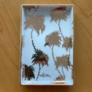 COPY - Lilly Pulitzer Ceramic Gold Tray